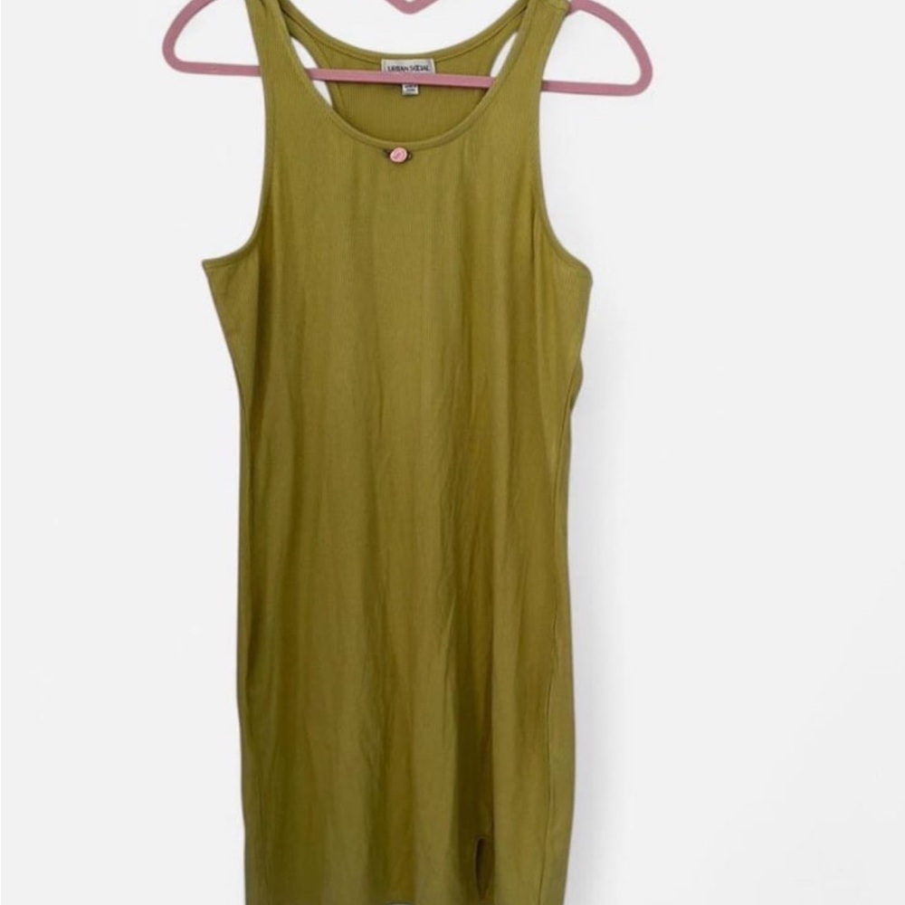 Green Tank BodyCon Dress